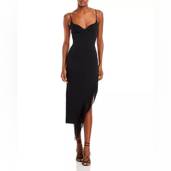 David KomaSleeveless Fringe Hem Dress NWT Size US 4 UK8